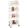 Multi-Layer Rolling Storage Cart – Space-Saving Home Organizer